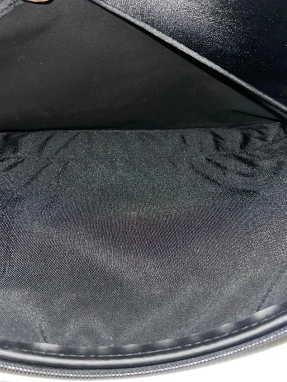 Lancel Black Laptop/Portfolio Soft Zip Case 15X11”
